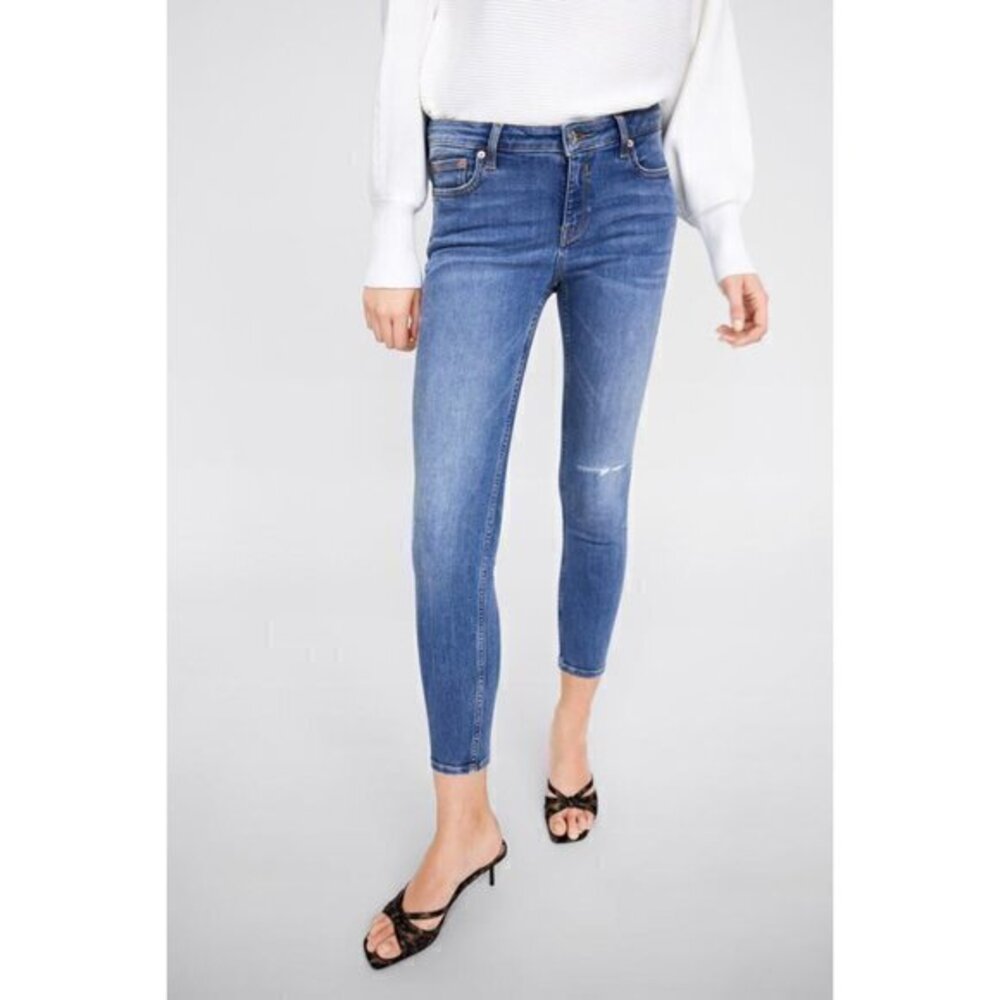 zara | the skinny in maldives blue | size 6